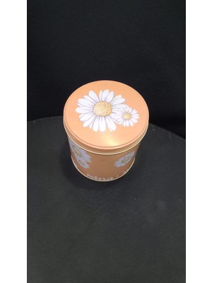 Es Dekor Metal Kutu Çap 10 Y 11CM