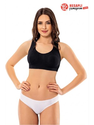 Gd Goldoremi 1215 Premium Kadın Dikişsiz Seamless Iz Yapmaz Pedli Kalın Askılı Yarım Atlet Büstiyer