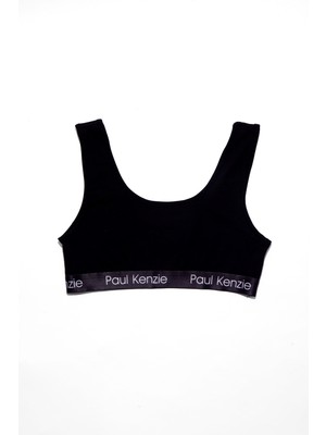 Paul Kenzie Siyah Spor Bralet - Blackish