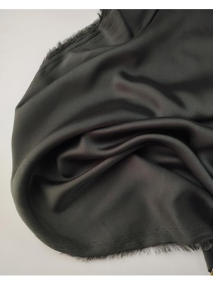 Kumaş Parça Koyu Yeşil Renkte Astarlık Mat Saten Kumaş 145X290CM