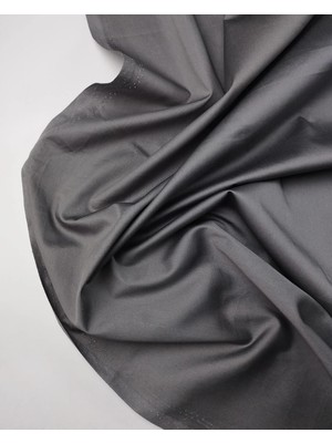 Kumaş Parça Füme Renkte Poplin Kumaş 140X200CM
