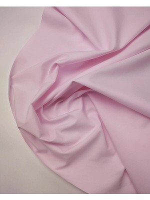 Kumaş Parça Açık Pembe Renkte Poplin Kumaş 150X110CM