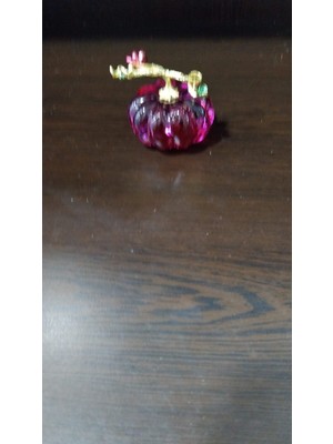 Es Dekor 6 cm Yuvarlak H. 5.5 cm Cam Balkabak 1 Adet