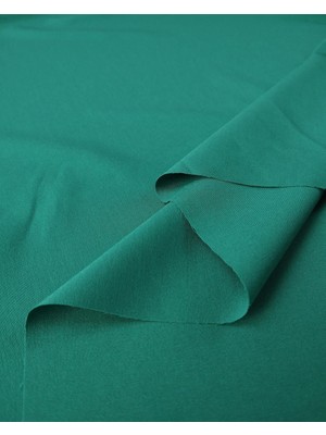 Kumaş Parça Koyu Yeşil Renkte Sentetik Astarlık Kumaş 140X260CM