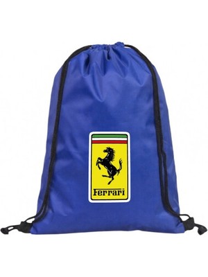 Hero Tasarım Ferrari - Ipli Spor Sırt Çantası - Günlük - Okul 35*45CM One Size | BLL4629