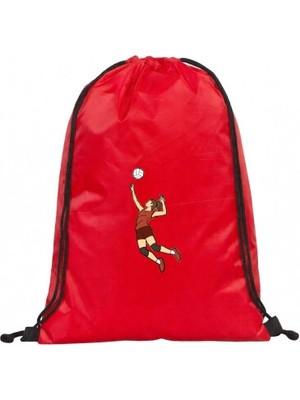Hero Tasarım Voleybolcu - Ipli Spor Sırt Çantası - Günlük - Okul 35*45CM One Size | BLL4915