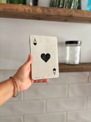 Atölye Merdiven Maça AS iskanbul destesi Kahve Köşesi Beton Dekoratif Tablet Kahve Köşesi Duvar Panosu Salon Yaşam Alanı