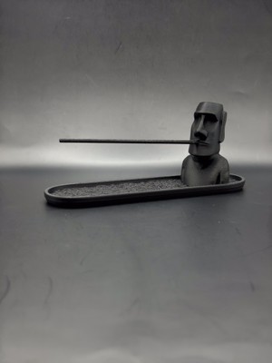 Antilop Moai Figürlü Tütsülük & Küllük – Modern Dekoratif Masa Objesi | 3D Baskı Tasarım Hediyelik