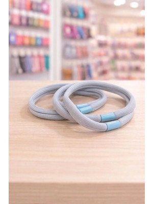 Nati Co Pastel Mavi Renk Saç Lastiği | Günlük Kullanım Için Lastik Toka
