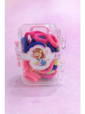 Nati Co Renkli Mini Saç Lastiği Kutulu Set – Günlük Kullanım Çocuk Tokası