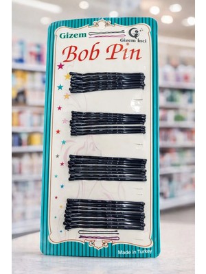 Nati Co Siyah Tel Toka Seti Bob Pin – Günlük Kullanım Saç Tokası (Çoklu Paket)