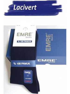 Emre Erkek Pamuklu Likralı Soket Çorap 361 - 12 Adet