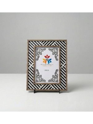 15X21 Dekoratif Fotoğraf Çerçevesi & Ahşap Mdf & Ev Dekorasonu