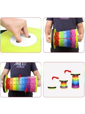 Monte Lua Taşınabilir Katlanabilir Tabure, Bahçe Mobilyaları Için, Banyo, Hafif Katlanır Tabure, Balıkçılık, Okul, Konser, Kamp, Yürüyüş Için Uygundur, Çok Amaçlı Katlanır Tabure,