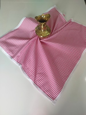 Denizli Hatırası Poti Kare Güpürlü Çok Amaçlı Masa Örtüsü