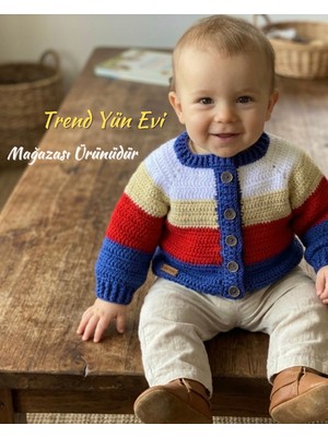El Örgüsü Bebek Ceketi (1 Yaş)