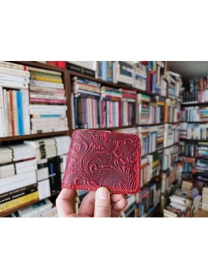 Mahfuz Gerçek Deri Tamamen El Emeği Cüzdan 22CM*8CM * 1 Kağıt Para Alanı 4 Kart Bölmesi  DAK11