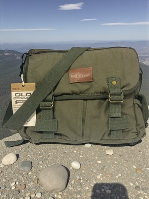 Old Cotton Cargo Vintage Salaş Kaliteli Unisex Günlük Gezi Kamp Okul Postacı Omuz Çantası Nico 32 cm x 30 cm