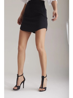 Ayakkabı Prensi More Siyah Süet Klasik Topuklu Ayakkabı Kadın