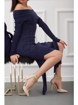 Ayakkabı Prensi Tokyo Nude Mat 10 cm Stiletto, Topuklu Ayakkabı Kadın