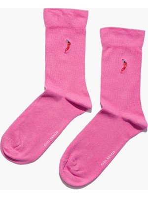 Paul Kenzie Desenli Soket Çorap - Chili