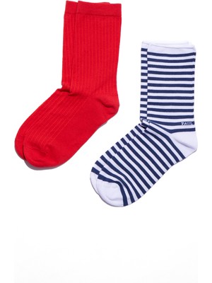 Paul Kenzie 2'li Kadın Çorap - Marine