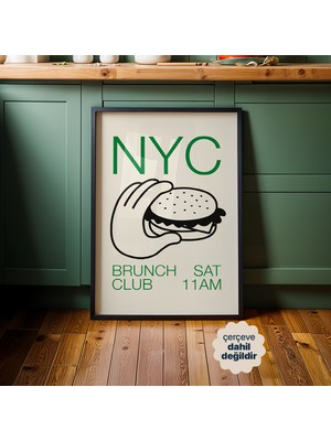 Persona Istanbul "11 Am In Manhattan" - Modern Metropol Ritüeli Posteri (Çerçevesiz)