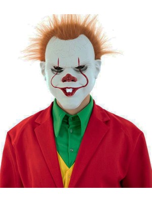 Aesco Mey Ithalat® Stephen King&amp;#39;s Korkutucu Joker Maske 31X22 cm
