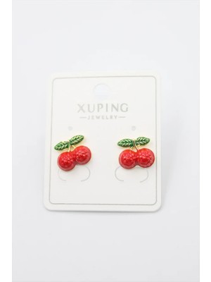 Aesco Kiraz Küpe - Altın