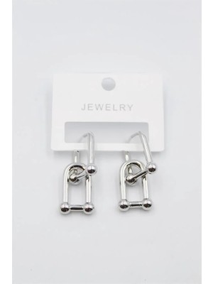 Aesco Tf Zincir Küpe - Gümüş