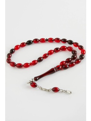 Aesco Zeytin Şekilli Plastik Tesbih 8*11 mm