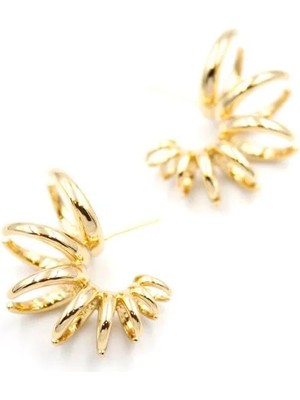 Aesco Halkalı Küpe - Rose