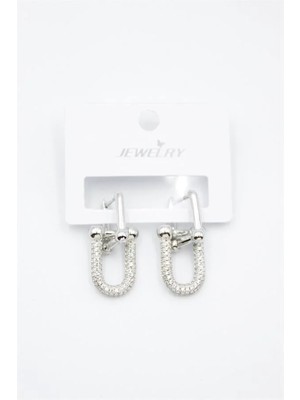 Aesco Tf Zincir Küpe - Gümüş