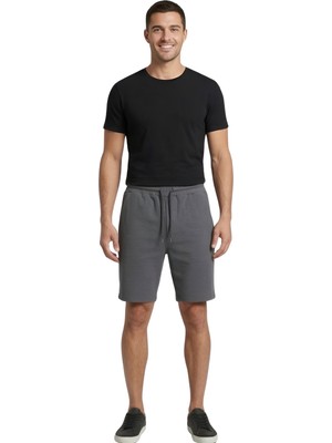 Trender Ottoman Erkek Penye Şort 8023 Antrasıt