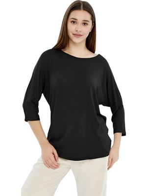 Trender Kadın T-Shirt 1416 Siyah