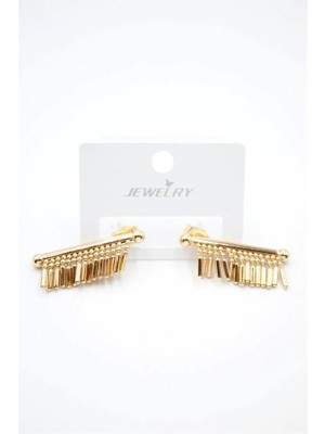 Aesco Çubuk Sallantılı Küpe - Altın