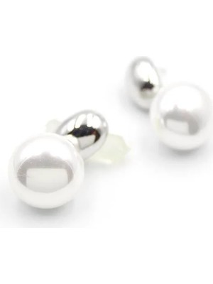 Aesco Incili Küpe - Gümüş