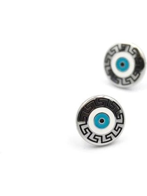 Aesco Nazar Küpe - Gümüş