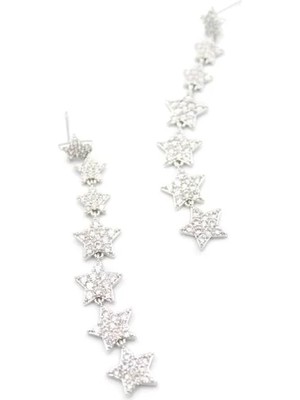 Aesco Yıldız Küpe - Gümüş