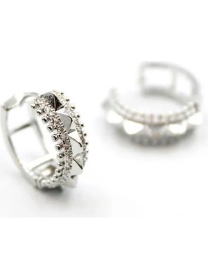 Aesco Halka Küpe - Gümüş