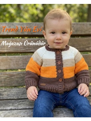El Örgüsü Bebek Ceketi (1 Yaş)
