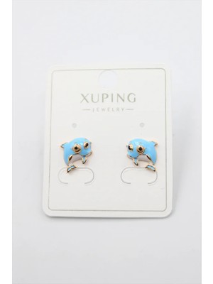 Aesco Yunus Balığı Küpe - Altın