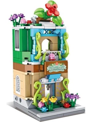 Aesco Mey Ithalat® P657037 Çiçek Dükkanı 280 Parça Block Oyuncak
