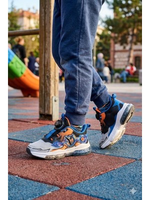 Pepino 2196 Anatomik Rahat Air Taban Akıllı Bağcık Erkek Çocuk Ayakkabı