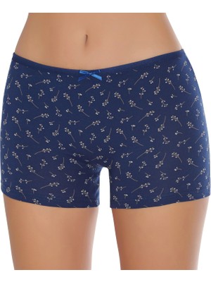 Gümüş 3098 6'lı Kadın Likralı Empirme Boxer