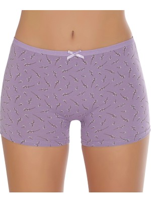 Gümüş 3098 12'li Kadın Likralı Empirme Boxer