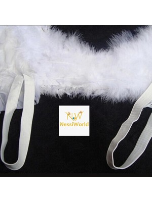 Aesco Mey Ithalat® Beyaz Renkli Orta Boy Çocuk Melek Kanadı 30X45 cm