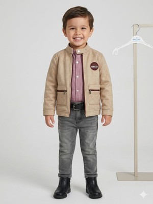 Babyland Erkek Çocuk Şık Ceket Gömlek Pantolon Takımı