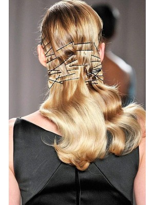 Remstdrk 25 Adet Siyah Tel Toka 1.inci Kalite Çelik Tel Toka Kuaför