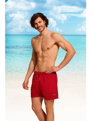 Doreanse Erkek Kırmızı Deniz Şortu Mayo 3803